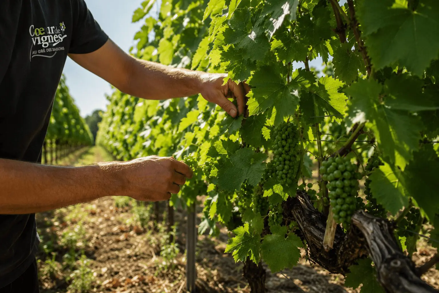 Effeuillage vigne